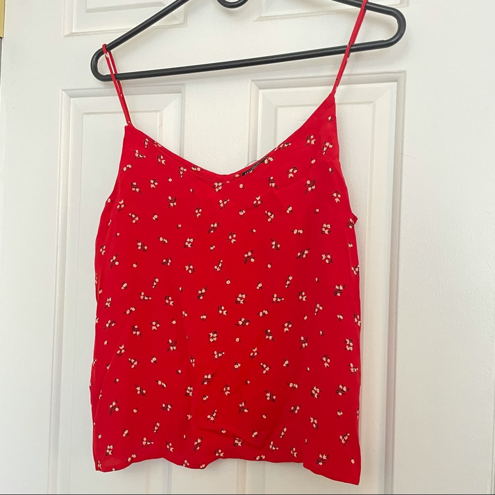 Cotton on tank top, red, size small